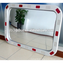Espejo convexo de seguridad de tráfico rectangular / espejo convexo reflectante